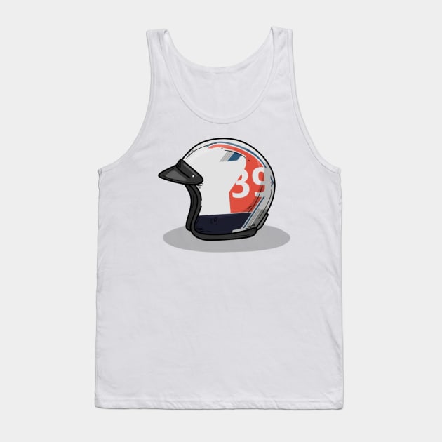 Helmet Race 39 Tank Top by Kaji